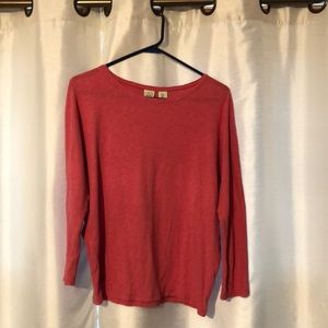 Pink 3/4 sleeve shirt